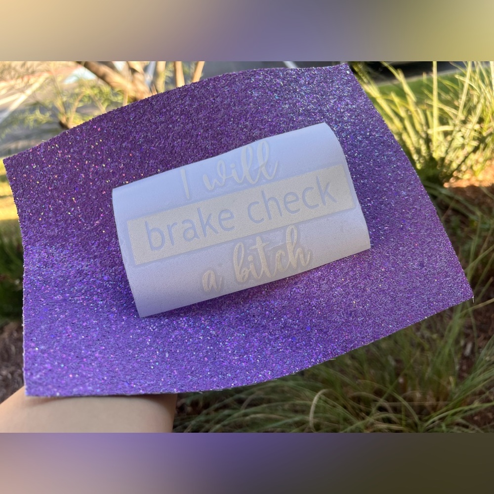 Break check car decals ready for sale
